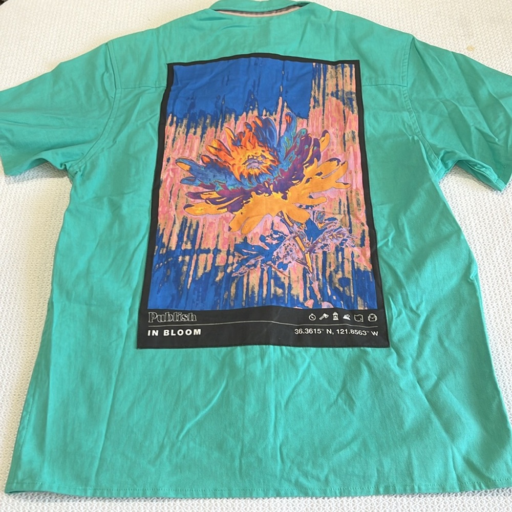 PUBLISH , Publish in Bloom flower print , shirt